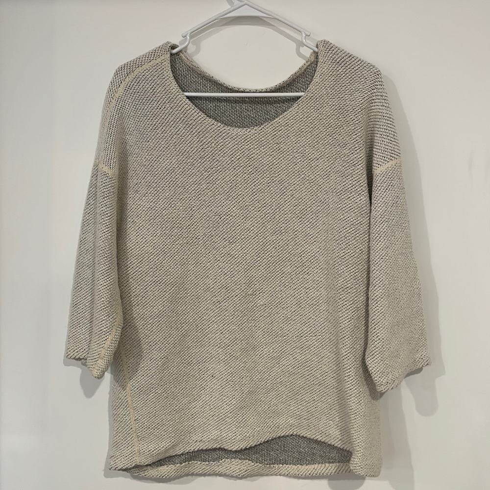American Apparel heather gray knit sweater. OS